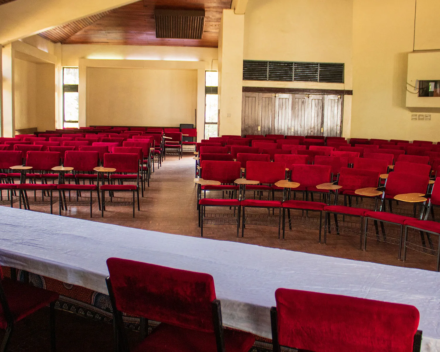 Conference hall with seating at Amani Centre