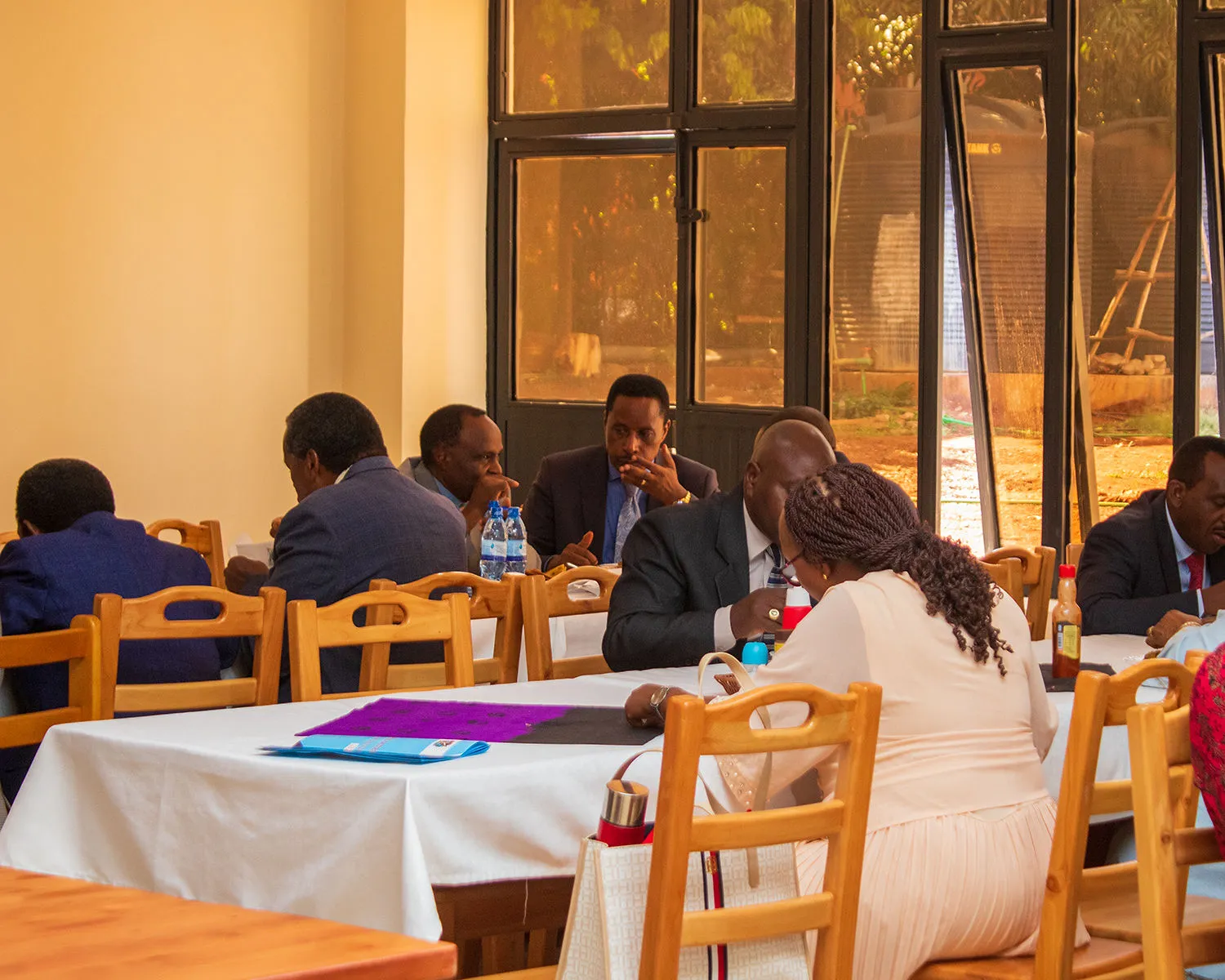 Peaceful garden corner